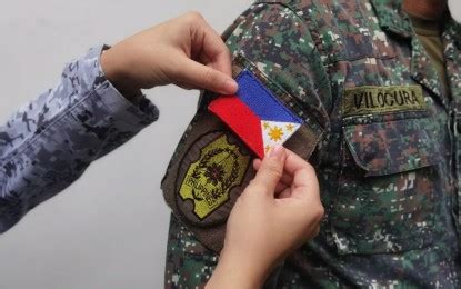 afp uniform philippines|Brawner orders use of PH flag patches in AFP uniforms.
